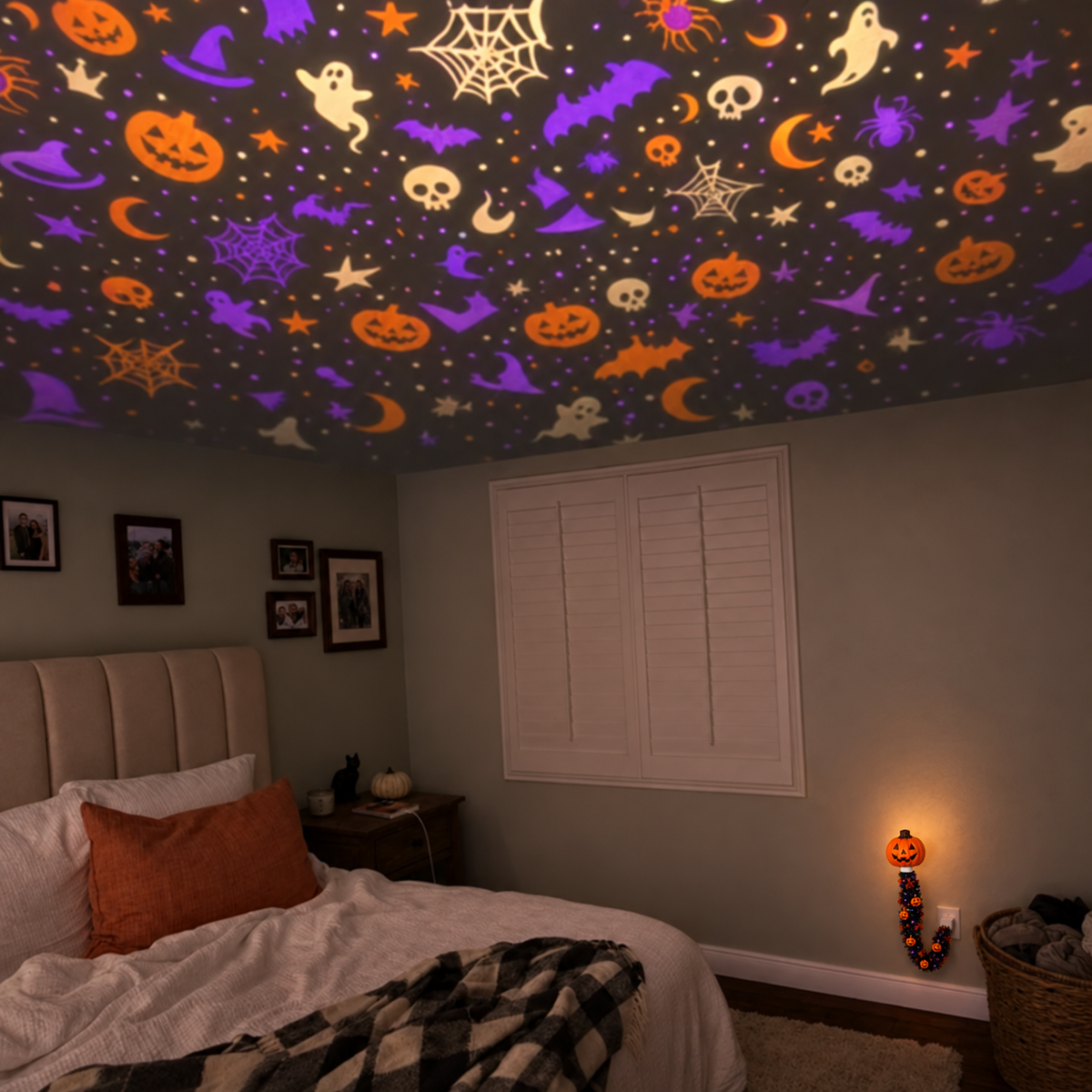 SpookyLight™ – Pumpkin-shaped LED Halloween projector 🎃✨